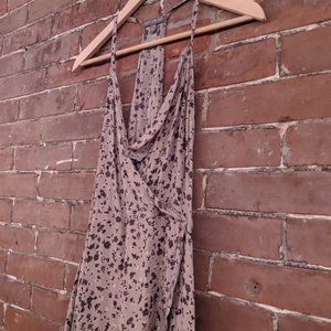 Floral T-back Mini Dress